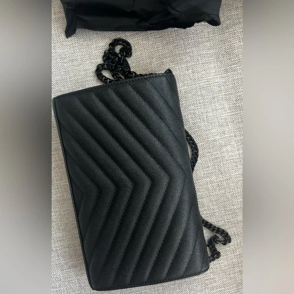 Black Quilted clutch Chain Bag - Picture 13 of 16